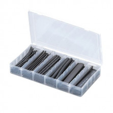 Tubo termoretractil 100 Tiras de 10 cm Varias medidas Negro GSC