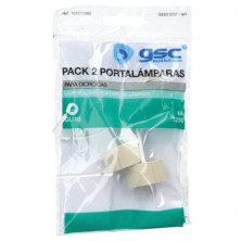 Portalámpara GU10 230V Cable 15cm Blister de 2 uds. GSC C10/500