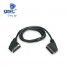 Conexion EuroConector Macho 21 pins a Macho 21 pins 1,5 m. GSC C1/100