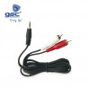 Conexion Jack 3,5mm Audio Estereo a 2 RCA Machos 1,5 m GSC C1/250