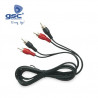 Conexion Audio 2 RCA Macho a 2 RCA Macho 1,5 m. GSC C1/250