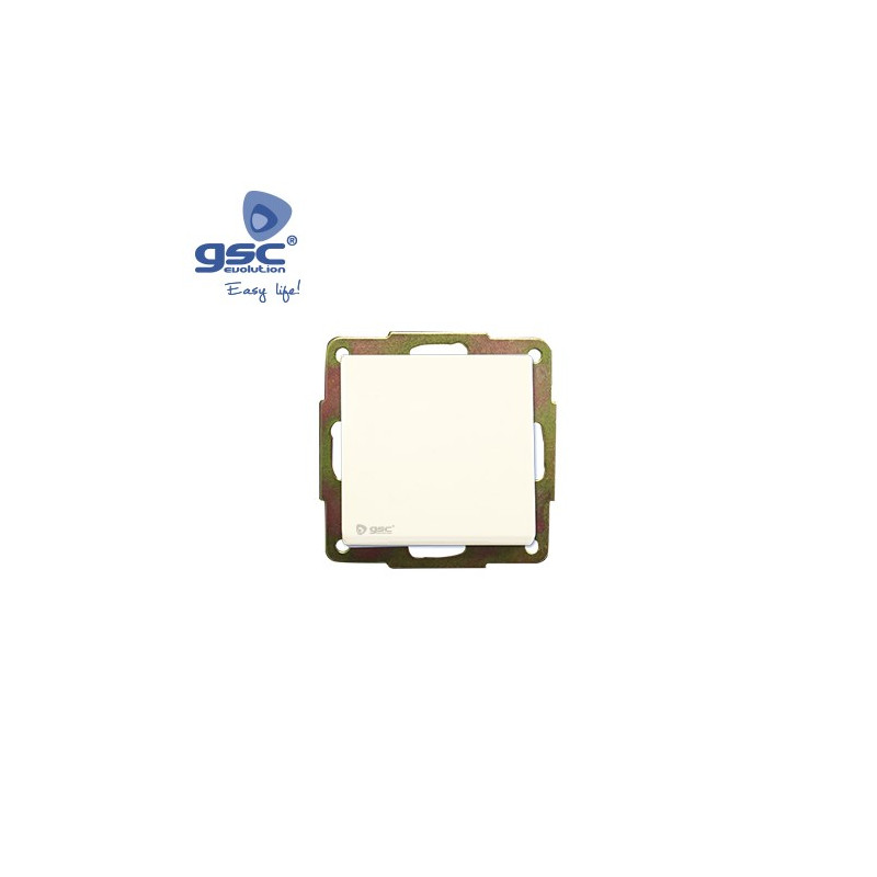 Mecanismo empotrar Serie GAMMA Conmutador de cruzamiento 10A-250 Blanco GSC C10/100