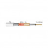 Cable Coaxial TV antena Cobre 100m Rollo GSC C1/4