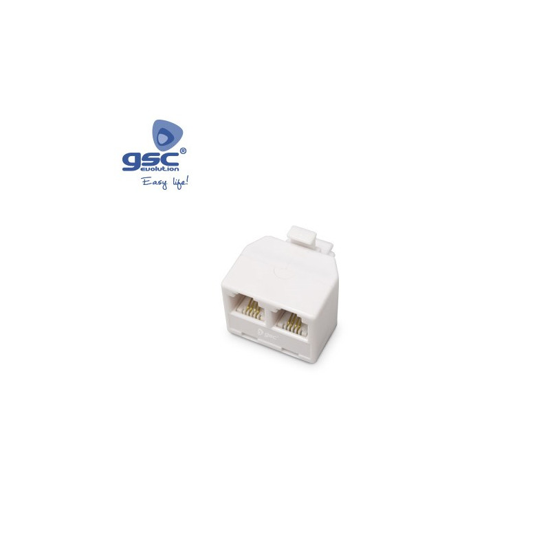 Adaptador Telefonia doble 6p 4c GSC C10/1000
