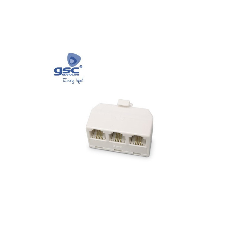 Adaptador Telefonia triple 6p 4c GSC C5/500