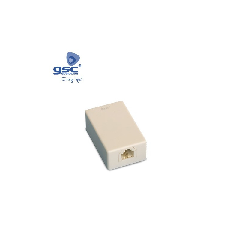 Roseta Telefonía 6p 4c Blanco GSC C1/500