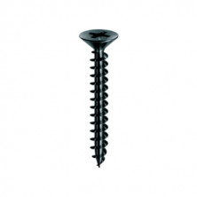 Tornillo PANELVIT, Negro plus ACERO rosca total PZ 2 3,5x20mm Caja 500 uds
