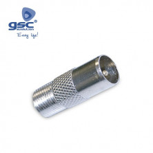 Conector Coaxial TV F Macho a F Hembra GSC C25/5000