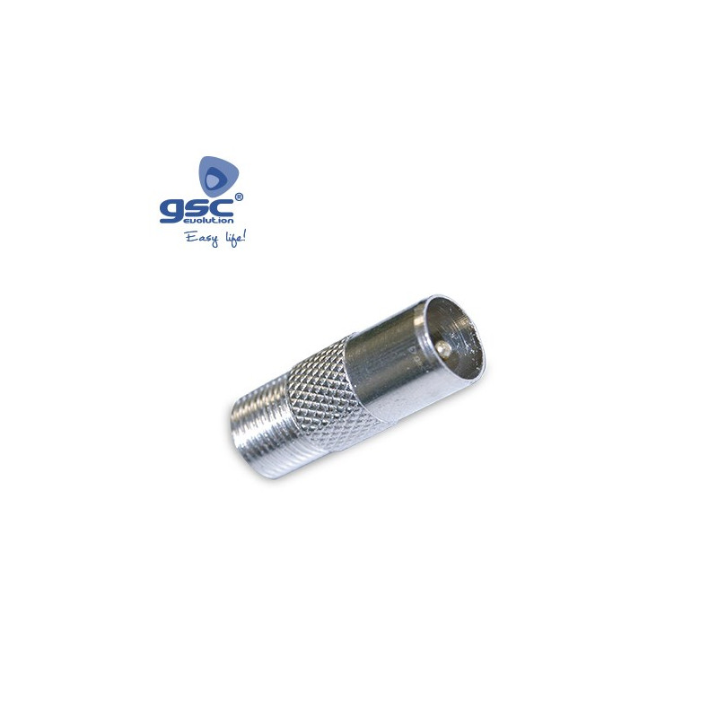 Conector Coaxial TV F Macho a F Hembra GSC C25/5000