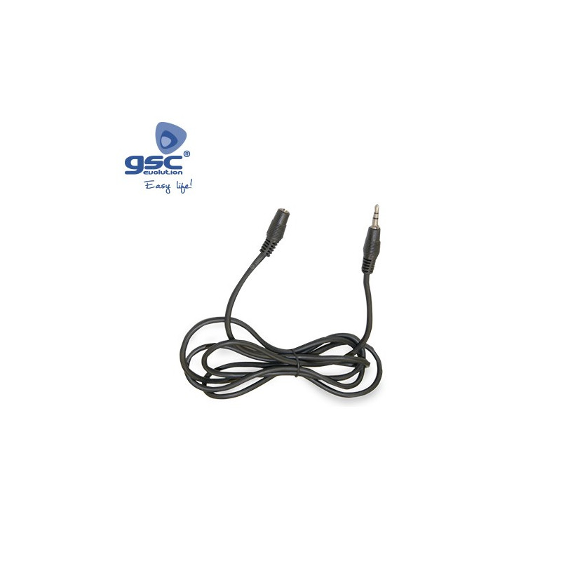 Conexion Jack 3,5mm M St a Jack 3,5mm H St 3 m. GSC C1/250