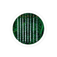 Cortina LED efecto lluvia de meteoros 5x0,3M Luz fría