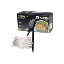 Guirnalda LED solar 5M 8 funciones Luz fría