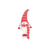 Muñeco de nieve de pie Eira 64 - 94cm Rojo y blanco