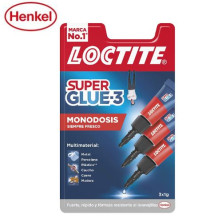 Loctite adhesivos SG Mini Trio 1 gramo Blister 3 unidades C12