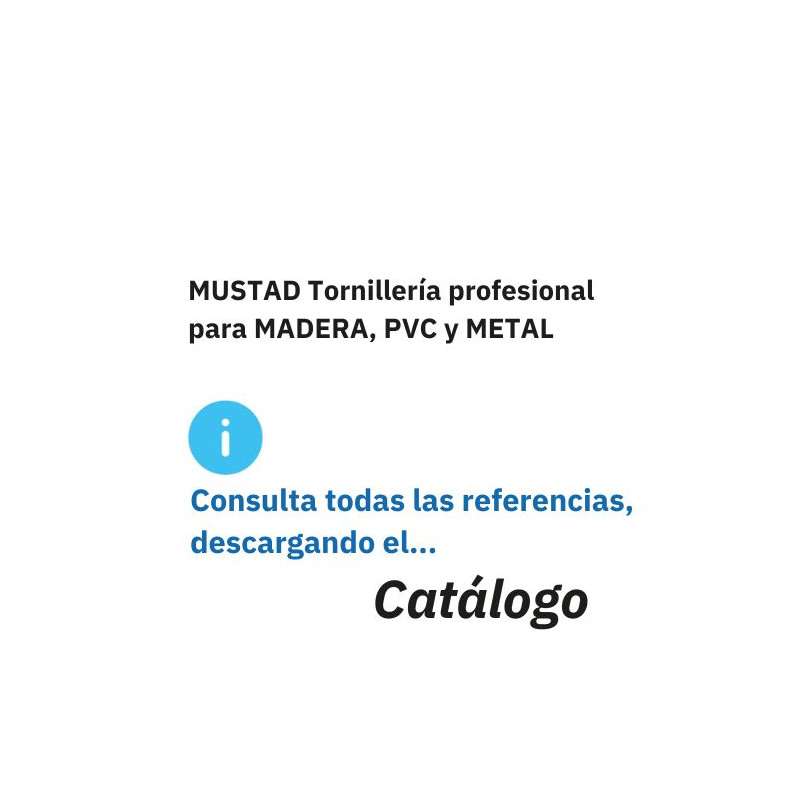 Fabricante de tornillería profesional para madera, PVC y metal.