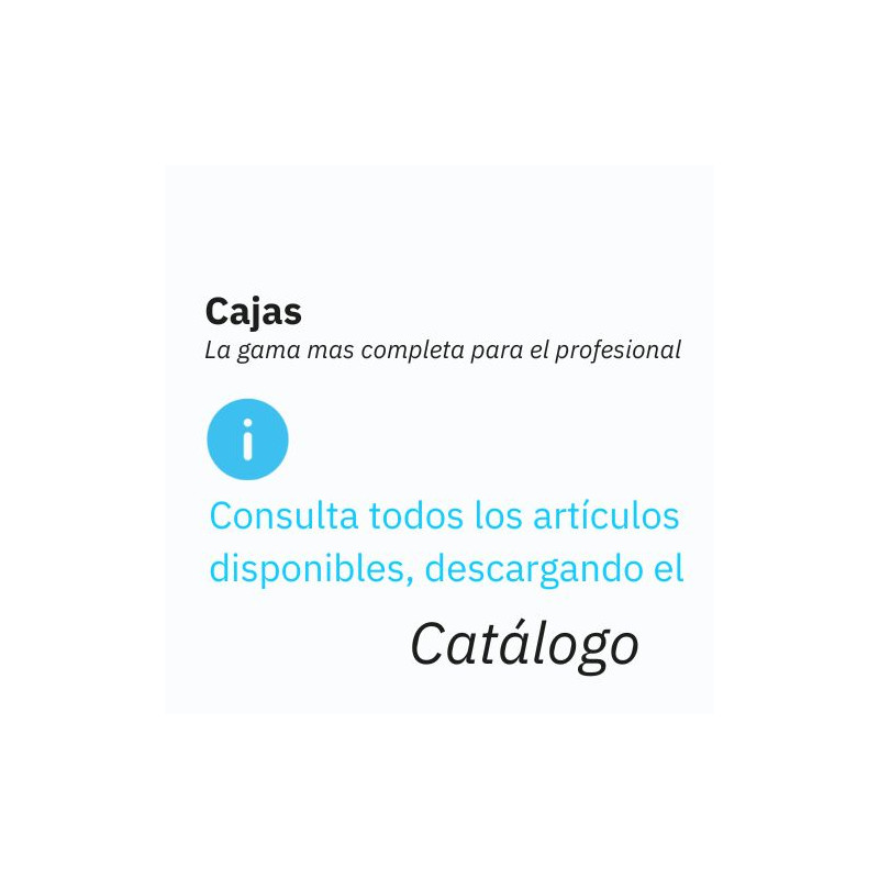 CAJAS DE ALUMINIO Descargue el catálogo para ver todas las referencias