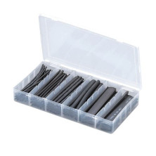 Tubo termoretractil 100 Tiras de 10 cm Varias medidas Negro GSC