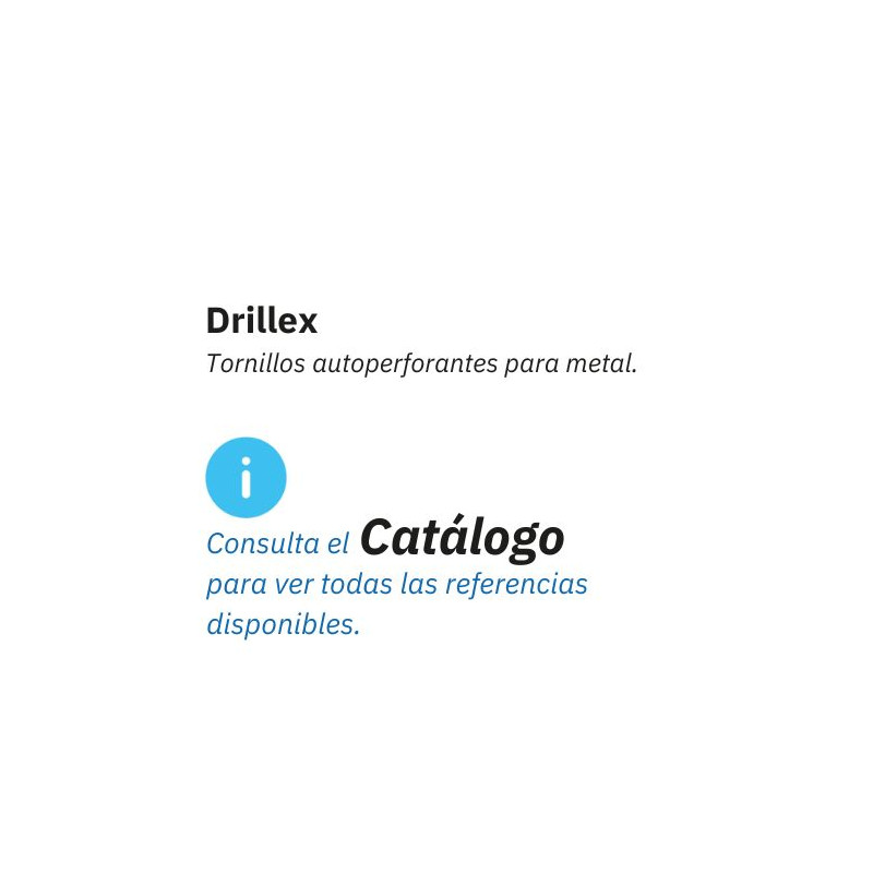 Tornillos autotaladrantes para metal