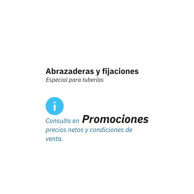 Fijaciones y Anclajes para tubos Consulta en PROMOCIONES