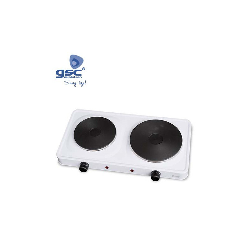 Hornillo eléctrico 2 quemadores 2500w Mulix GSC C1/4