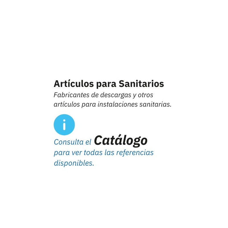 Sistemas para instalaciones sanitarias. Descargue el catálogo para consultar todos los artículos.