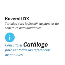 Tornillos para coberturas autotaladrantes Kovervit