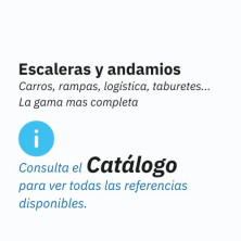 Fabricantes de escaleras, andamios, taburetes, rampas, logística y mucho mas...
