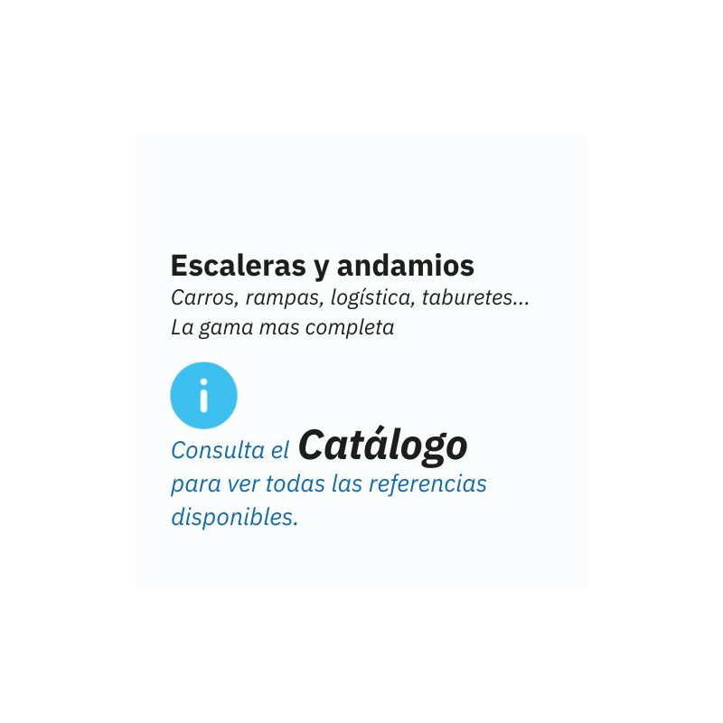 Fabricantes de escaleras, andamios, taburetes, rampas, logística y mucho mas...