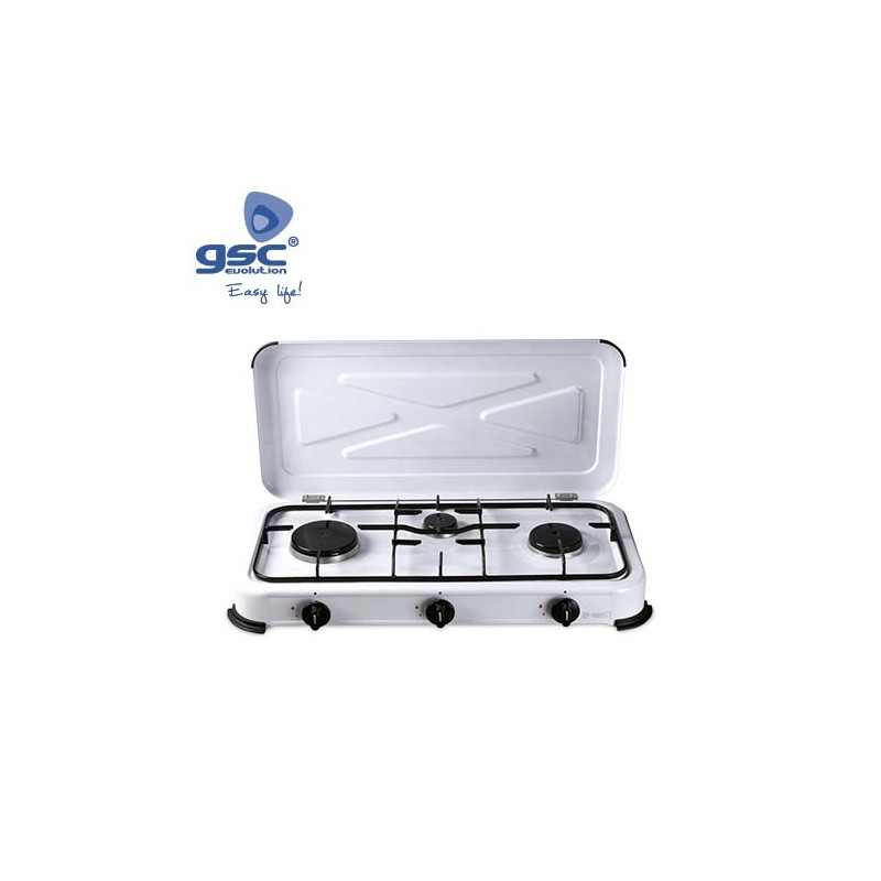 Hornillo portátil Gas Butano 3 quemadores GSC C1/1