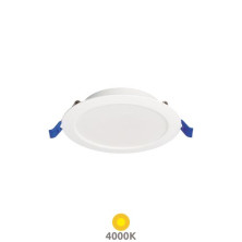 Downlight LED Redondo EMPOTRABLE 6w 4000K Color del marco Blanco 120x27mm Belur GSC