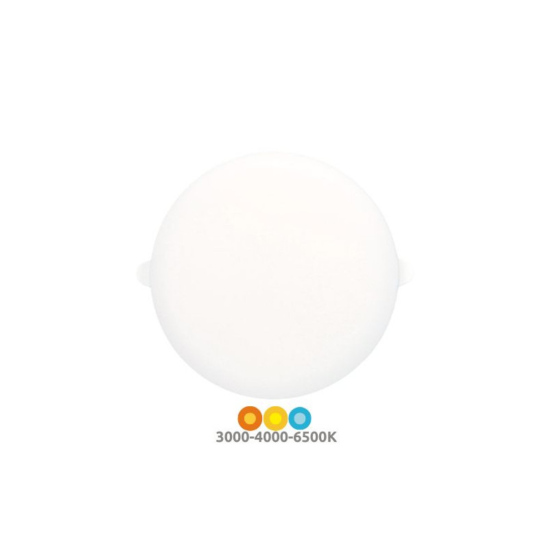 Downlight LED Redondo REGULABLE EMPOTRABLE 36w CCT Ajustable tono de luz 3780Lm 225x22mm Larissa GSC
