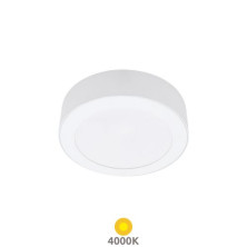 Downlight LED Redondo SUPERFICIE 6w 4000K Color del marco Blanco 123x32,5mm Bogur GSC