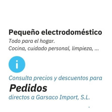 VÄLINE Consulta precios a tu comercial, para pedidos directos de GARSACO