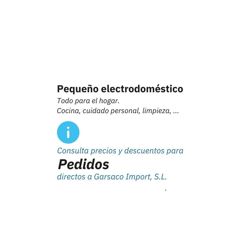 VÄLINE Consulta precios a tu comercial, para pedidos directos de GARSACO