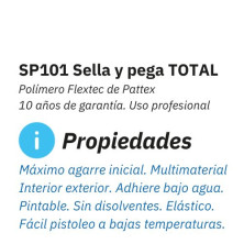 Pattex SP101 Original Sellado y Pegado profesional POLÍMERO
