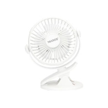 Mini ventilador de sobremesa 3W USB tipo clip Blanco Fune NIAROS