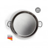 Paellera acero pulida Diámetro 380mm 8 raciones GSC C1/1