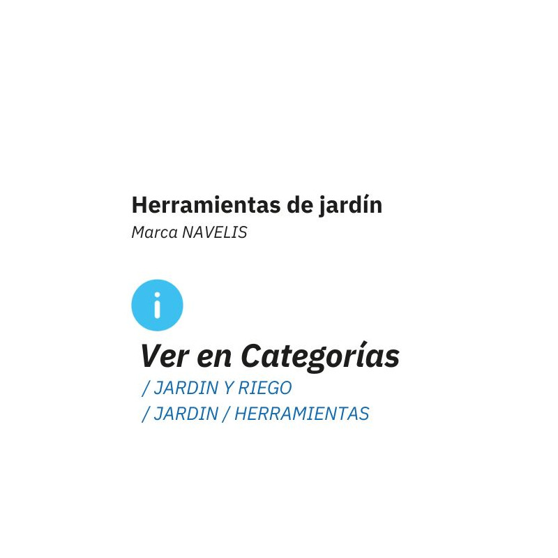 Herramientas de jardín. Consulta en VER CATEGORÍA/ JARDÍN / HERRAMIENTAS