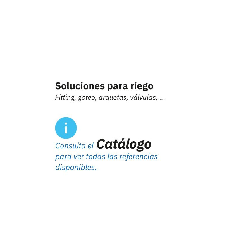 Fitting, soluciones para el riego calidad profesional.
