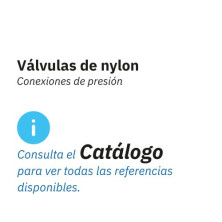 Válvula bola de Nylon para conexiones de presión NORMA