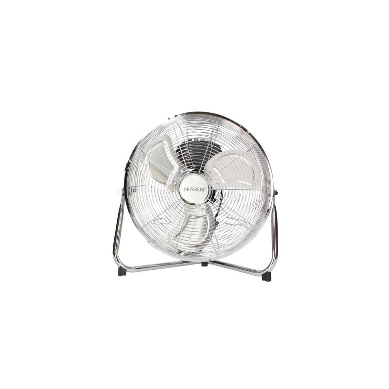 Ventilador de suelo metálico 70W Diámetro 40cm Gris Gumba NIAROS