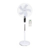 Ventilador de pie con mando y temporizador 50W Diámetro 43cm Blanco Lungra NIAROS