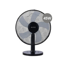 Ventilador de sobremesa 45W Diámetro 41cm Negro Macomia NIAROS