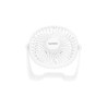 Mini Ventilador de sobremesa 3W USB Diámetro 15cm Blanco Alua NIAROS