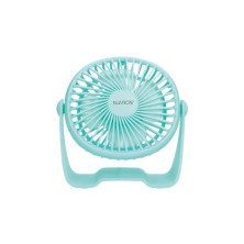 Mini Ventilador de sobremesa 3W USB Diámetro 15cm Turquesa Alua NIAROS