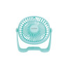 Mini Ventilador de sobremesa 3W USB Diámetro 15cm Turquesa Alua NIAROS