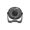 Mini Ventilador de sobremesa 3W USB Diámetro 15cm Negro Alua GSC C1/28