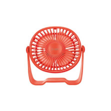 Mini Ventilador de sobremesa 3W USB Diámetro 15cm Rojo Alua NIAROS