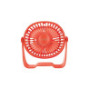 Mini Ventilador de sobremesa 3W USB Diámetro 15cm Rojo Alua NIAROS
