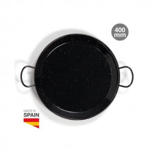 Paellera acero esmaltada Diámetro 400mm 9 raciones GSC C1/6